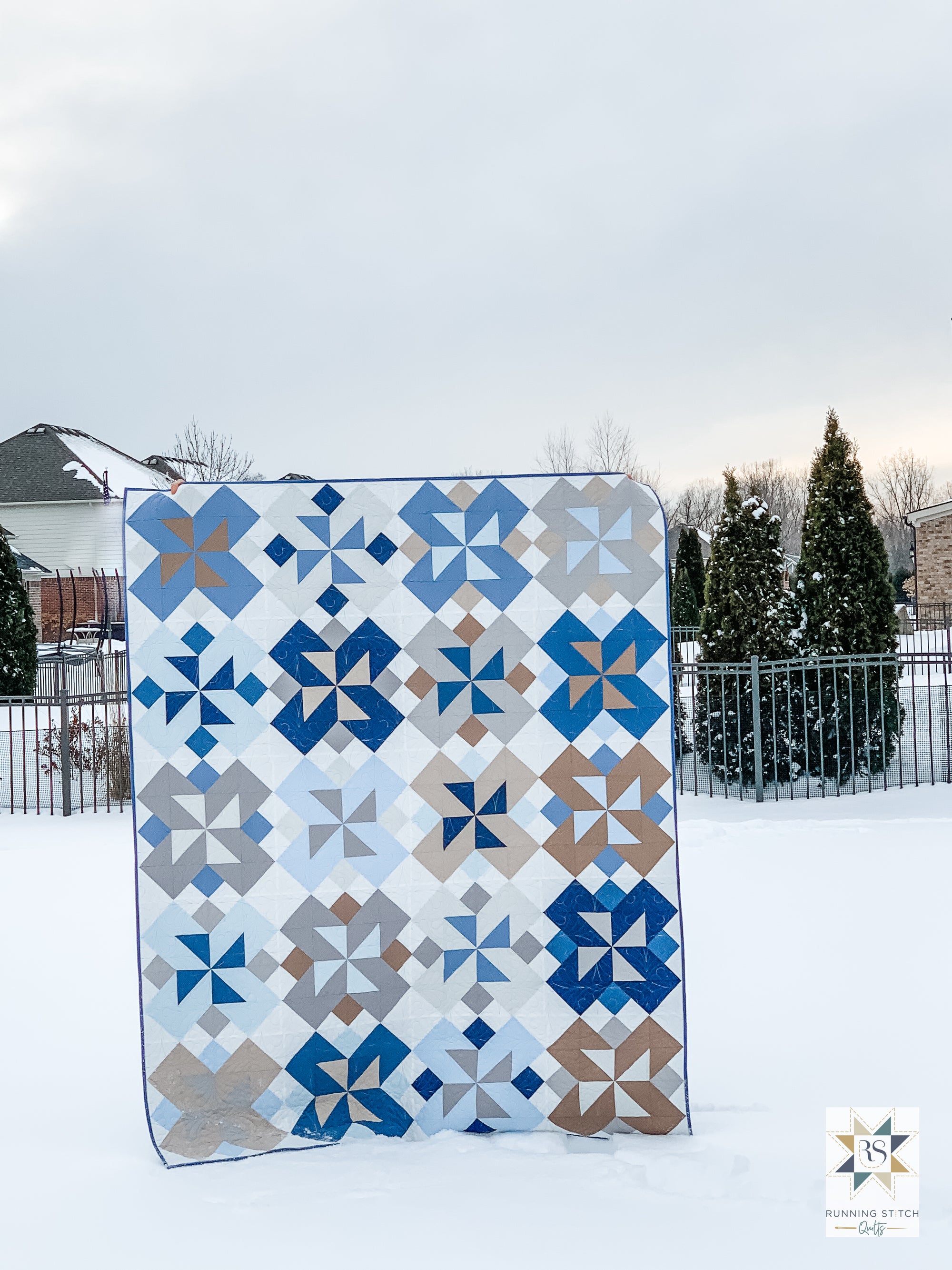 Rivermill Quilt Pattern - PDF