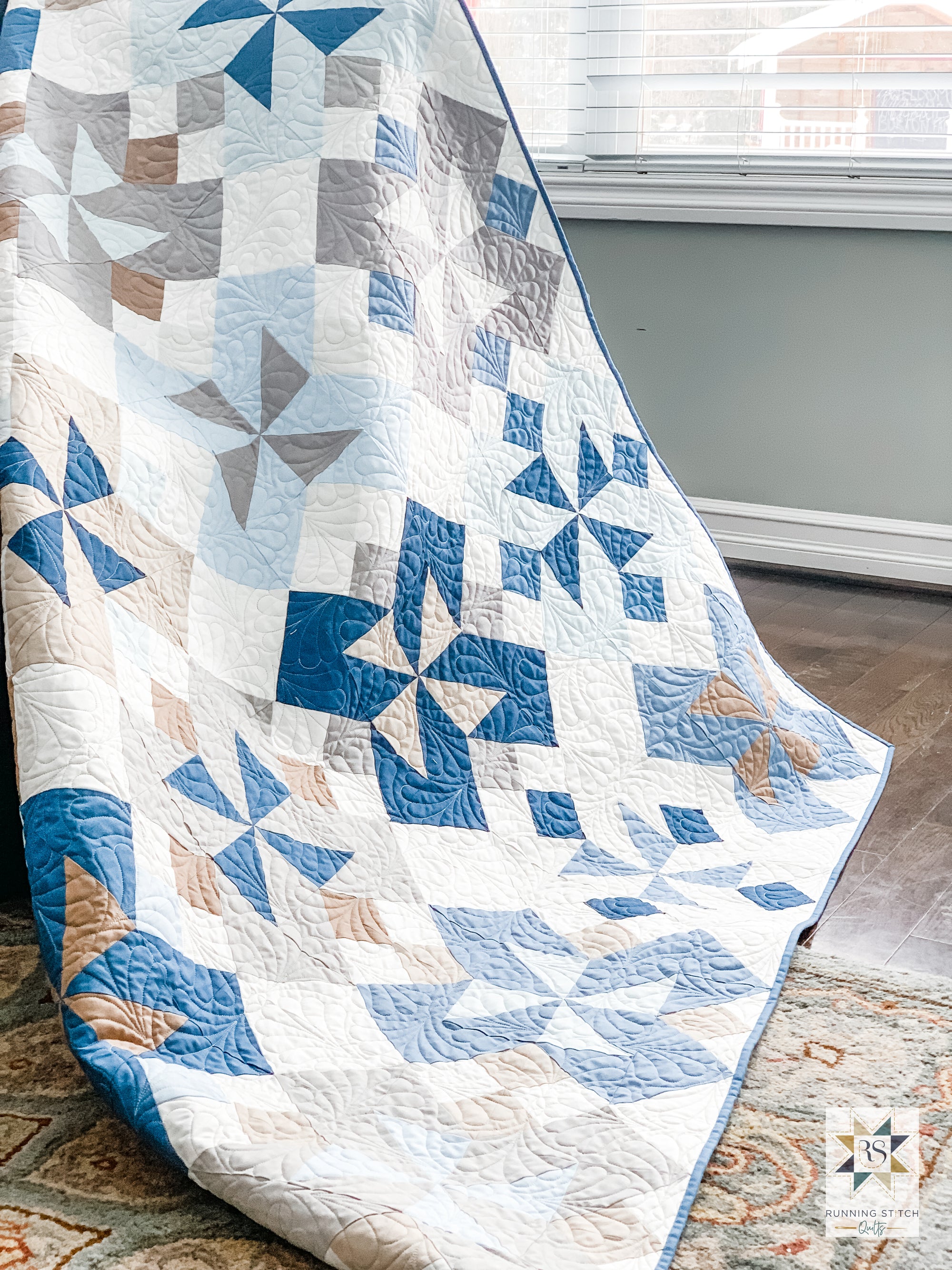 Rivermill Quilt Pattern - PDF